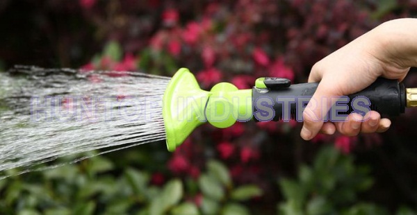 Fan Spray Aluminum Garden Shower Hose Nozzle